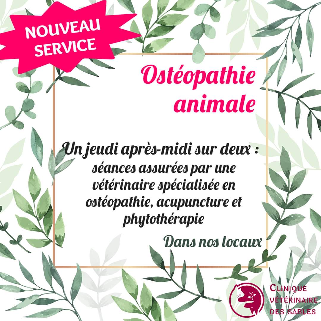 Nouveau service d'ostéopathie